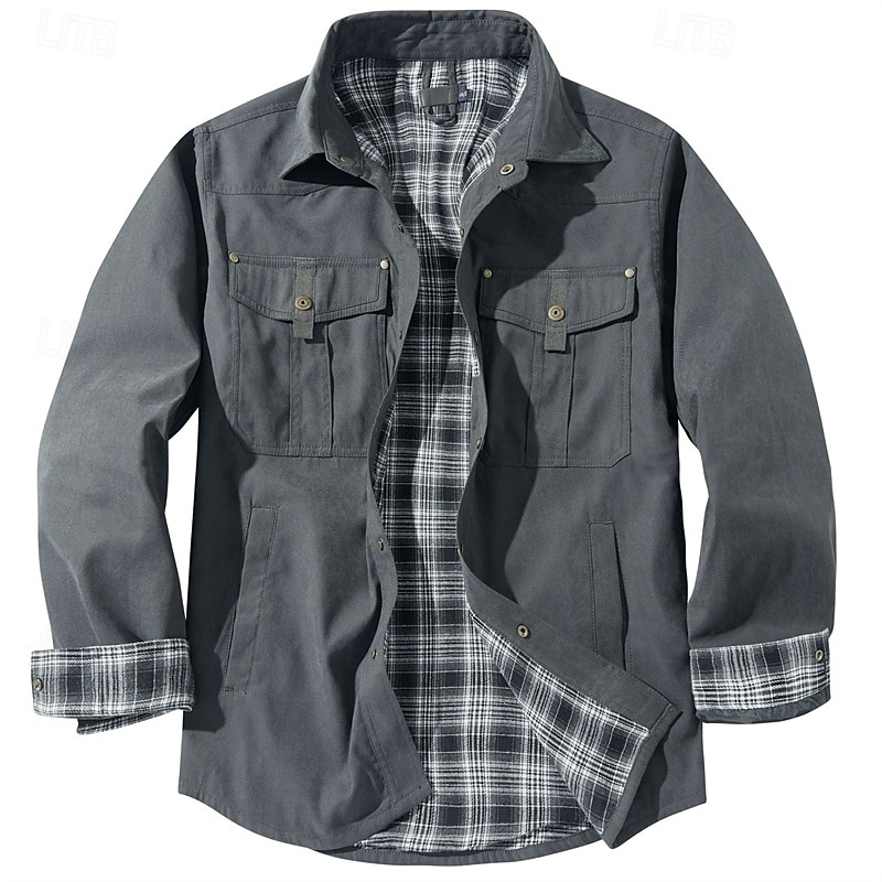 Hombre Chaqueta Cortavientos Al aire libre Resistente al Viento Cómodo Trajes de senderismo Ropa de senderismo Primavera Otoño Chaqueta Paravientos Color sólido Negro Azul Marrón 2025 - $50.99 –P7