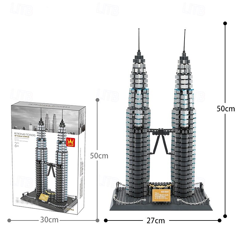 micro mini blocuri taj mahal set de modele de clădire și arhitectură jucării de Crăciun cadouri pentru copii și adulți 2025 - $67.99 -P4