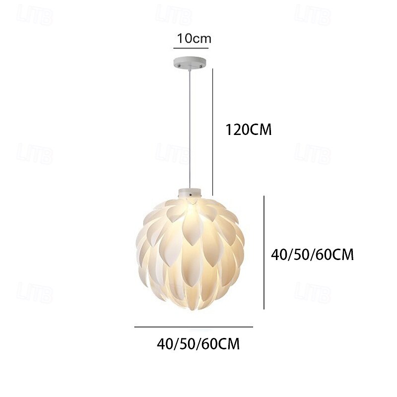 lampada a sospensione a forma di petalo di pino lampada a sospensione a forma di pigna design singolo stile nordico 85-265v del 2025 a $229.99 –P1