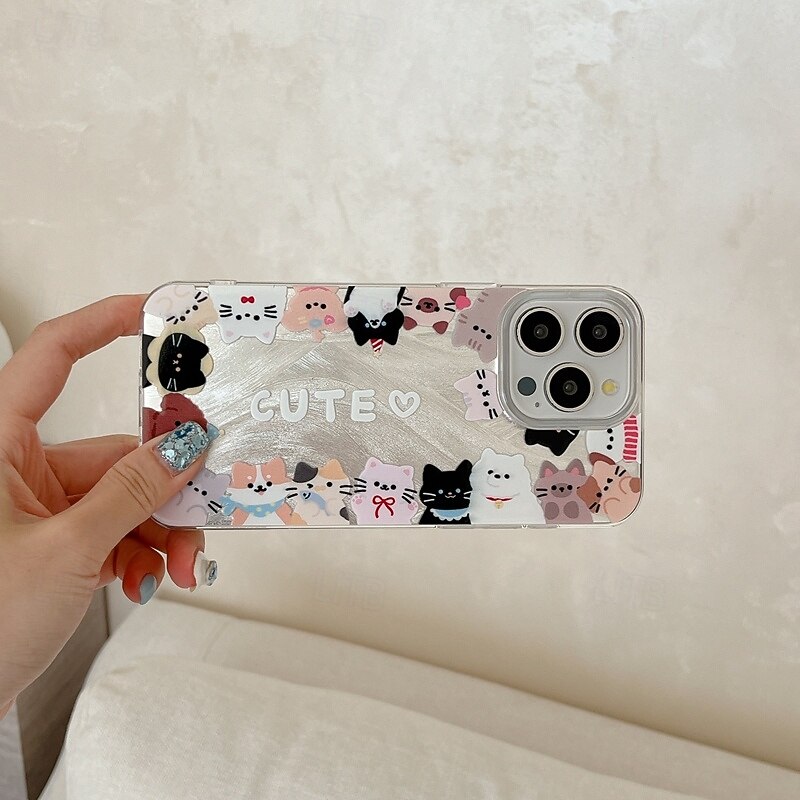 telefono Custodia Per iPhone 16 Pro Max Plus iPhone 15 Pro Max Plus iPhone 14 13 12 11 Pro Max Plus iPhone 14 Pro Max iPhone 13 12 11 Pro Max Per retro Con supporto Resistente agli urti Retrò TPU PC del 2025 a $11.99 -P6