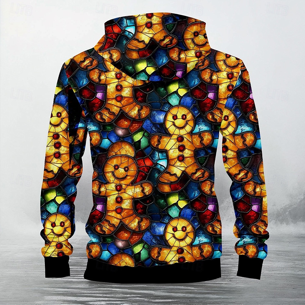 Noël Homme Chaque Sweat à capuche Sweats à capuche Sweatshirt Mode manche longue À capuche Noël Jaune Avec Poches Impression 3D Automne Hiver Designer de 2025 ? $29.99 –P2