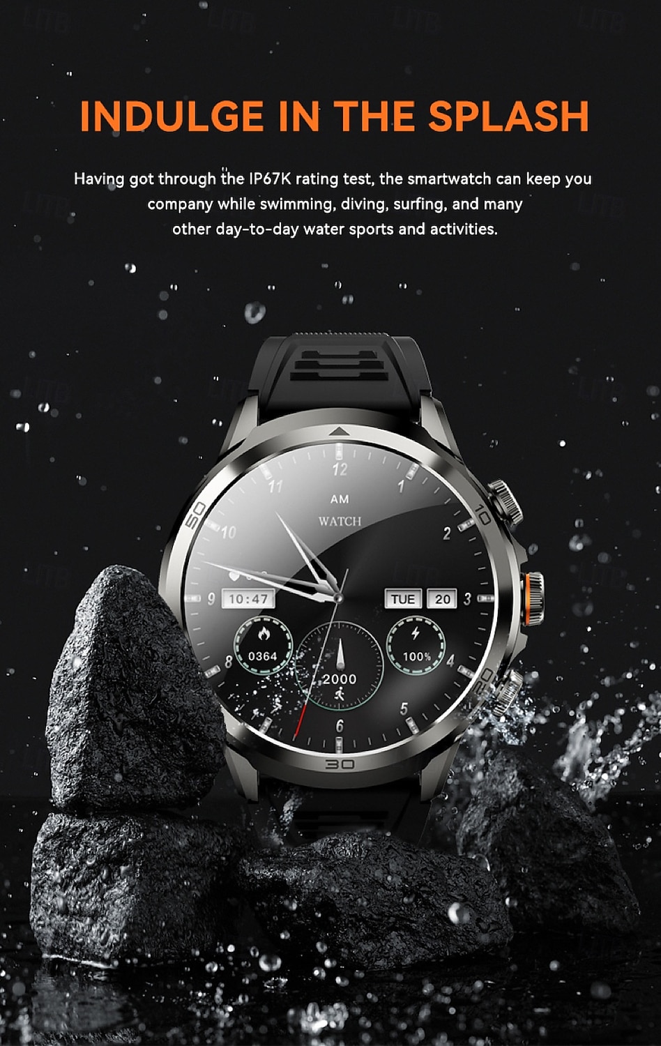 696 H19 Smart Watch 1.95 inch Smartwatch Fitness Running Watch Bluetooth Pedometer Call Reminder Sleep Tracker Compatible with Android iOS Men GPS Hands-Free Calls with Camera IP 67 52mm Watch Case 2025 - $144.99 –P15
