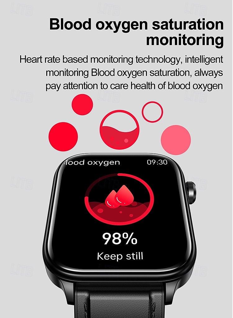 ET570 Smart Watch ECG Bluetooth Call AI Voice SOS Non-invasive Blood Glucose Health Monitor 1.96inch Sport Smartwatch 2025 - $51.99 –P6