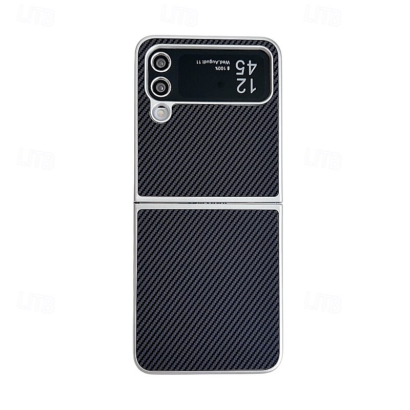 Phone Case For Samsung Galaxy Z Flip 7 Z Flip 6 Z Flip 5 Z Flip 4 Z Flip 3 Back Cover Shockproof Retro TPU PU Leather 2025 - $13.99 –P16