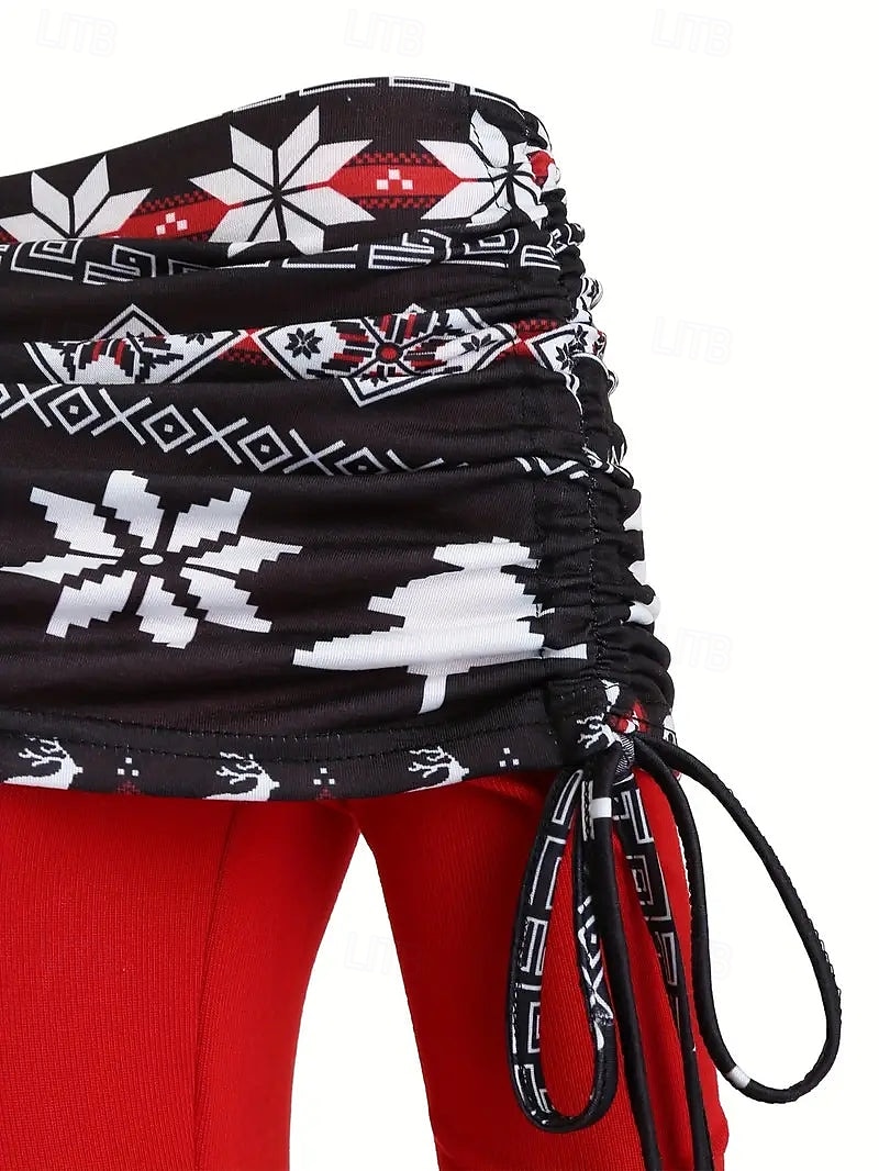 Schneeflocke Flapper Kleid Cocktailkleid Party Kleid Damen Elegant Dame Schulterfrei Erwachsene Weihnachten Neujahr Heiligabend Weihnachten Party Kleid 2025 - $35.99 –P3