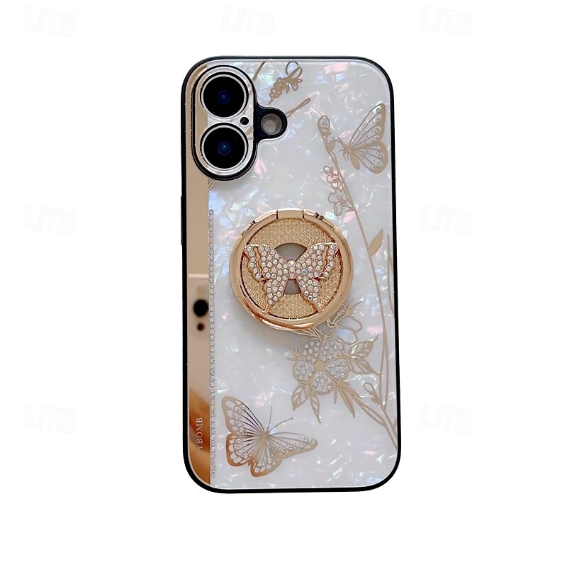 Phone Case For iPhone 16 Pro Max Plus iPhone 15 Pro Max Plus iPhone 14 13 12 11 Pro Max Plus iPhone 14 Pro Max iPhone 13 12 11 Pro Max Back Cover with Stand Holder with Wrist Strap Shockproof Retro 2025 - €17.36 –P9