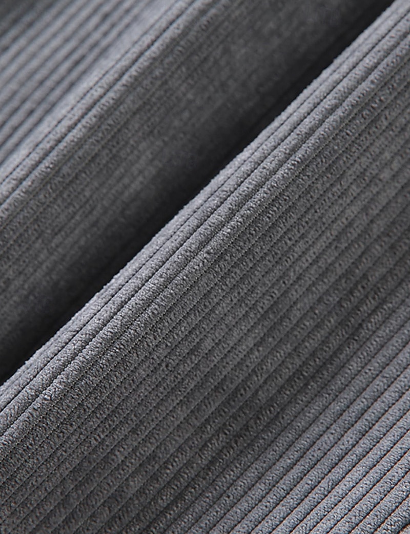 Men's Sweatpants Joggers Corduroy Pants Trousers Casual Pants Pocket Drawstring Elastic Waist Plain Comfort Soft Full Length Sports Outdoor Casual Daily Fashion Stylish Black Khaki 2025 - $19.99 –P3