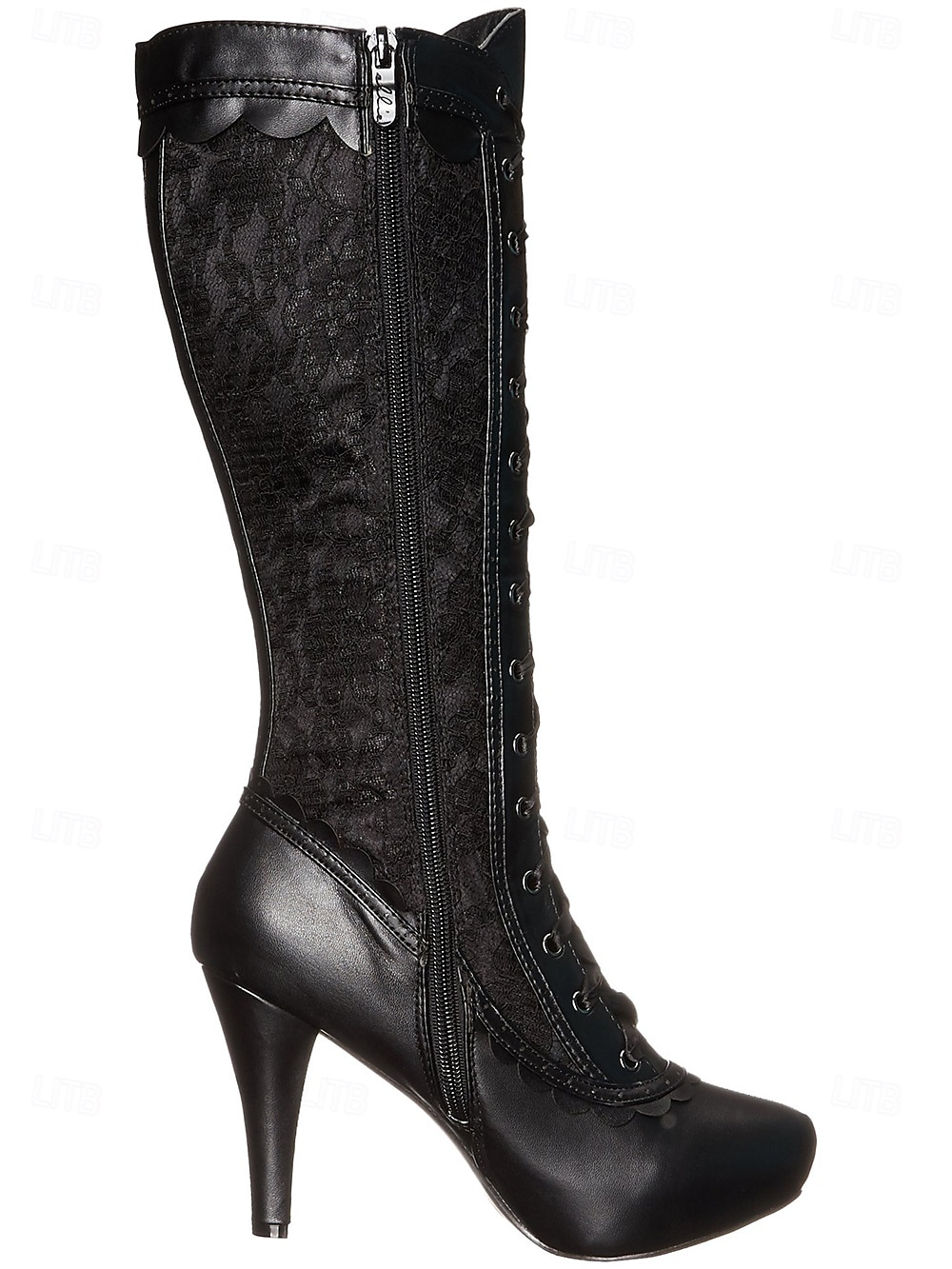 Rococó Barroco Vitoriano Sapatos Botas Longas Salto Alto Mulheres Dia Das Bruxas Carnaval Baile de Máscaras Espetáculo Festa / Noite Mascarilha Adulto Sapatos de 2025 por $49.99 –P17