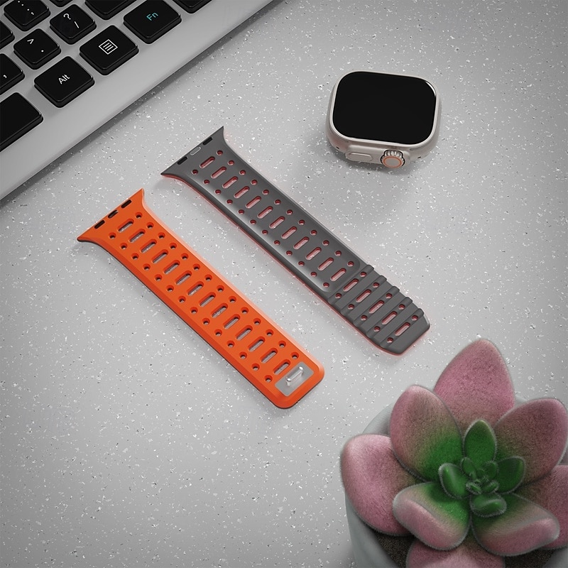 Sportszíj Kompatibilis valamivel Apple Watch óraszíj 38mm 40mm 41mm 42mm 44mm 45mm 49mm Mágneses kapocs Állítható Szilikon Csere óraszíj mert iwatch Ultra 2 Series 9 8 7 SE 6 5 4 3 2 1 2025 - $16.99 –P8