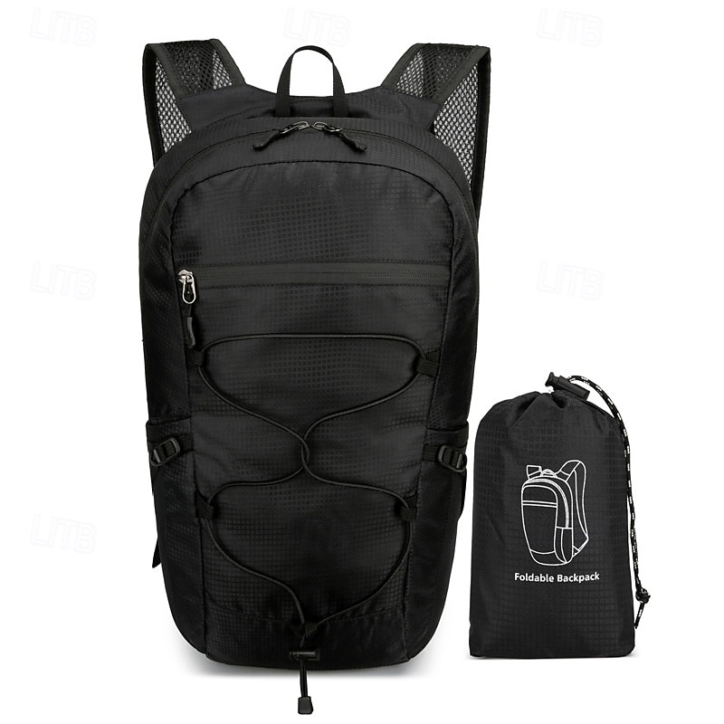 15 L Zaino giornaliero Zaino per escursioni Cerniera Multi-tasche Impermeabile alla pioggia Design Anatomico Indossabile Durevole Esterno Escursionismo Campeggio Militare Nylon Grigio scuro Nero Blu del 2025 a $19.99 –P4