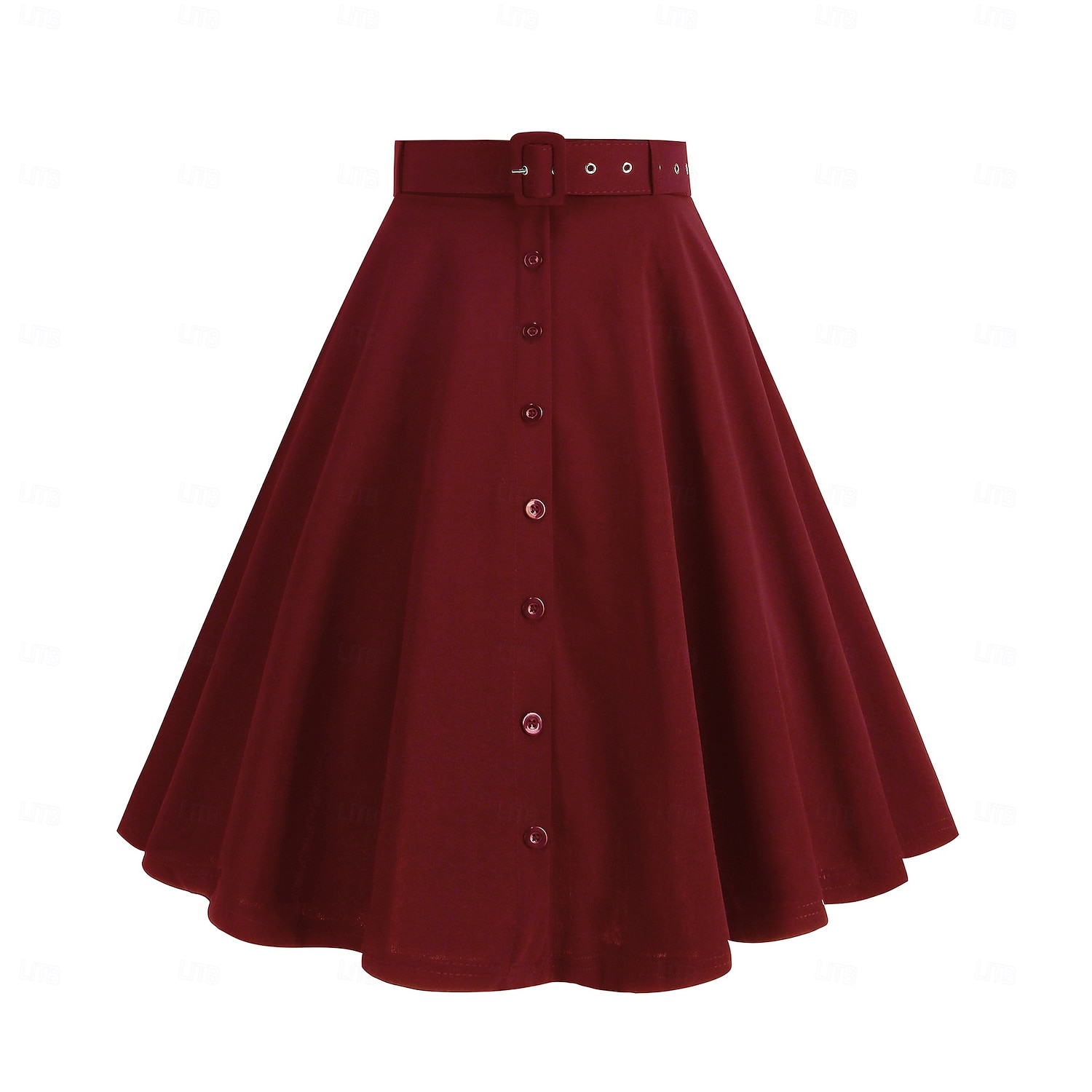 Rétro Vintage Années 1950 Hepburn Jupe Ligne A Femmes Carnaval Nouvel An Mascarade Décontracté Quotidien Enterrement de Vie de Jeune Fille Adulte Jupe de 2025 ? $28.99 –P1