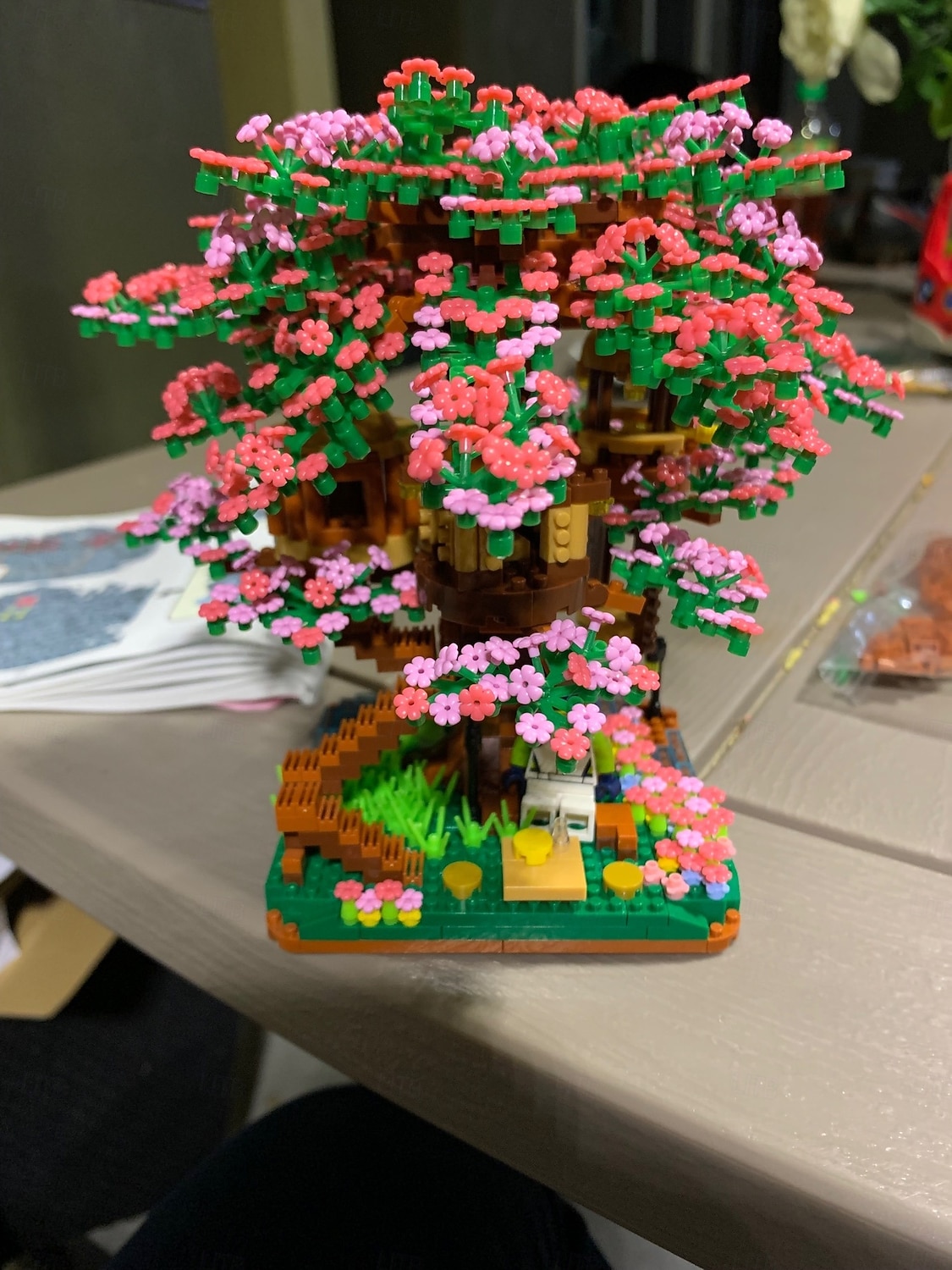 Bloques de Construcción Flor 2008 pcs Serie de flores compatible ABS + PC Legoing Creativo Juguetes de descompresión Interacción padre-hijo para niño Juguet Regalo 2026 - CAD $47.99 –P5