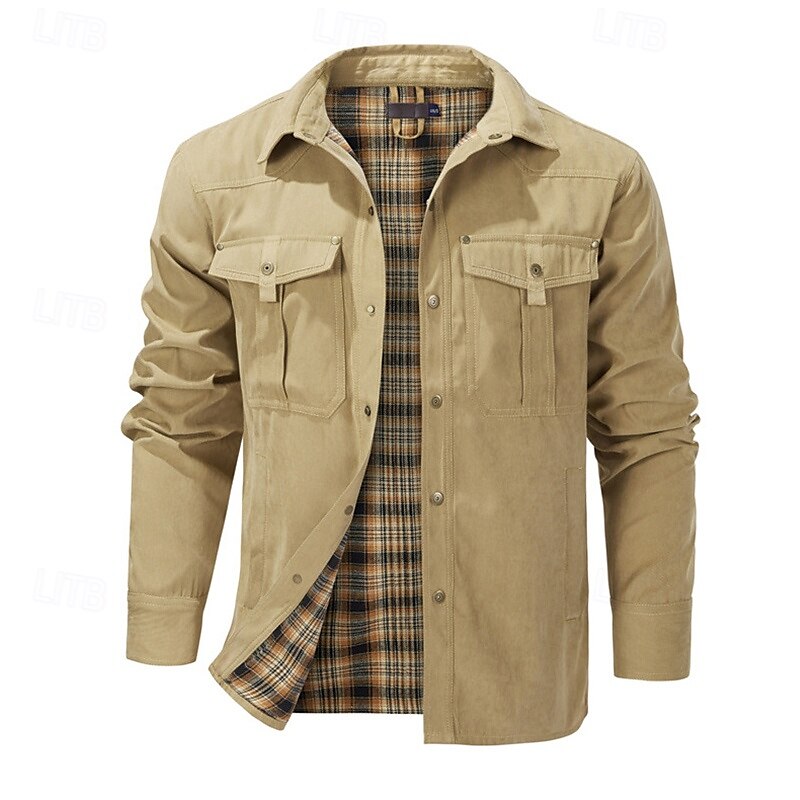 Hombre Chaqueta Cortavientos Al aire libre Resistente al Viento Cómodo Trajes de senderismo Ropa de senderismo Primavera Otoño Chaqueta Paravientos Color sólido Negro Azul Marrón 2025 - $50.99 –P5