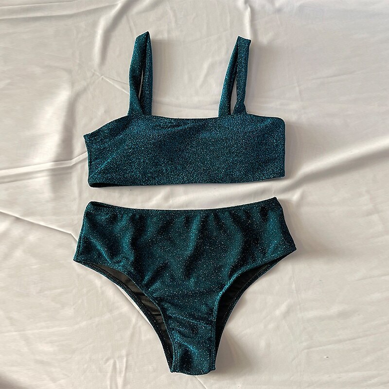 Femme Maillots de Bain Bikinis Maillot de bain Elégant Vacances Couleur unie Sans Manches Maillots de bain de 2025 ? $28.99 –P5