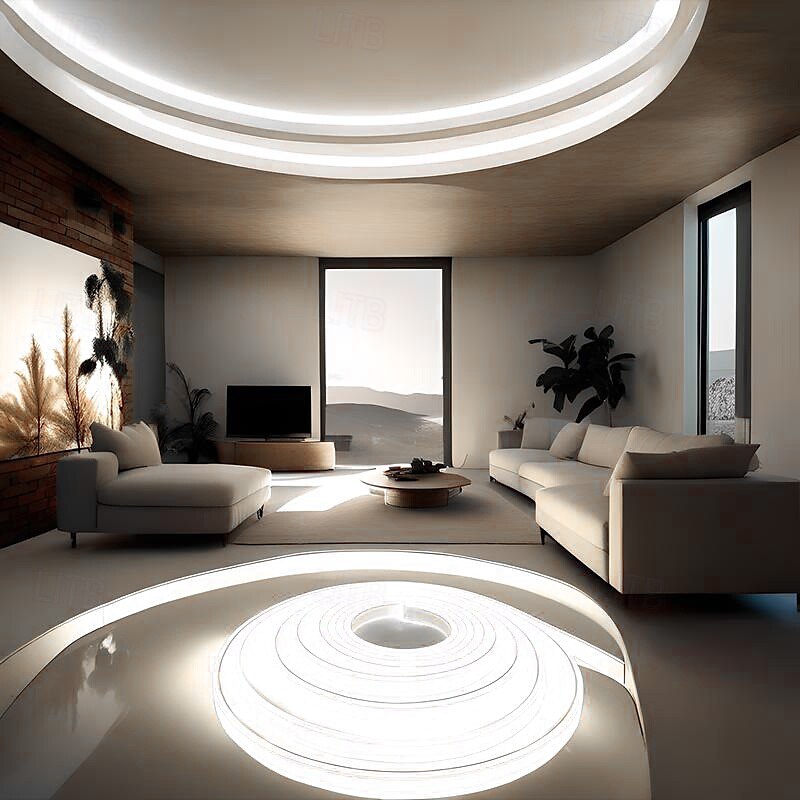 λωρίδα φωτισμού cob led με βύσμα τροφοδοσίας, 288 led/m εξαιρετικά φωτεινή εύκαμπτη κορδέλα led, αδιάβροχο cri 90 γραμμικό φωτισμό για εσωτερική και εξωτερική διακόσμηση σπιτιού 2025 - $17.99 –P5