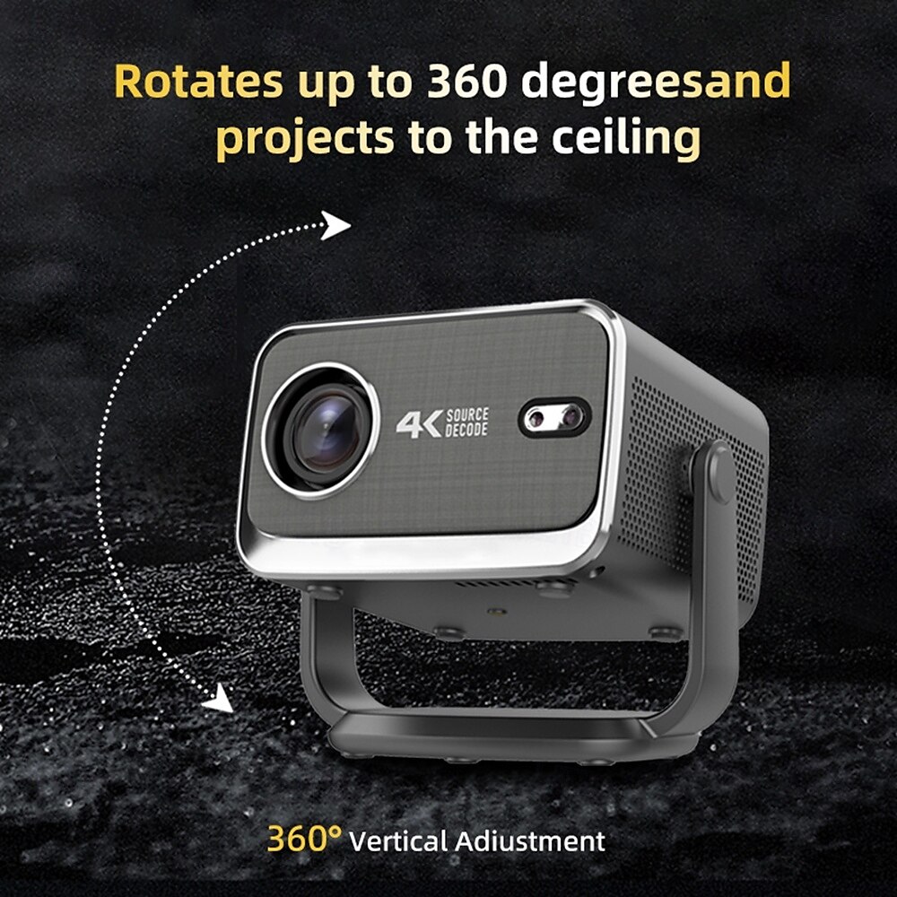 P20pro Smart Mini Projector 3500Lumens 5G Dual Band WiFi Bluetooth 5.1 HD 1080P LED Android 13 Automatic Correction Projector 2025 - $196.99 –P10