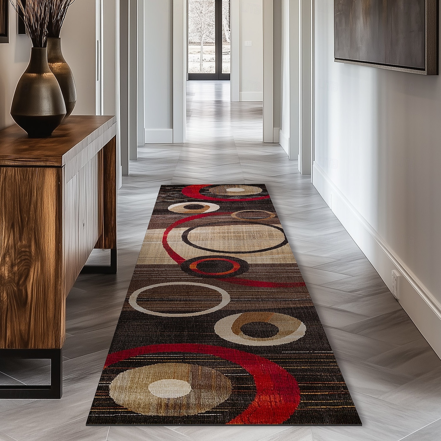 Vintage Boho Shaggy Hallway Runner Rug Soft, Non-Slip Washable Entryway Mat, Farmhouse Kitchen, Bathroom, Bedroom Area Carpet 2026 - $28.99 –P12
