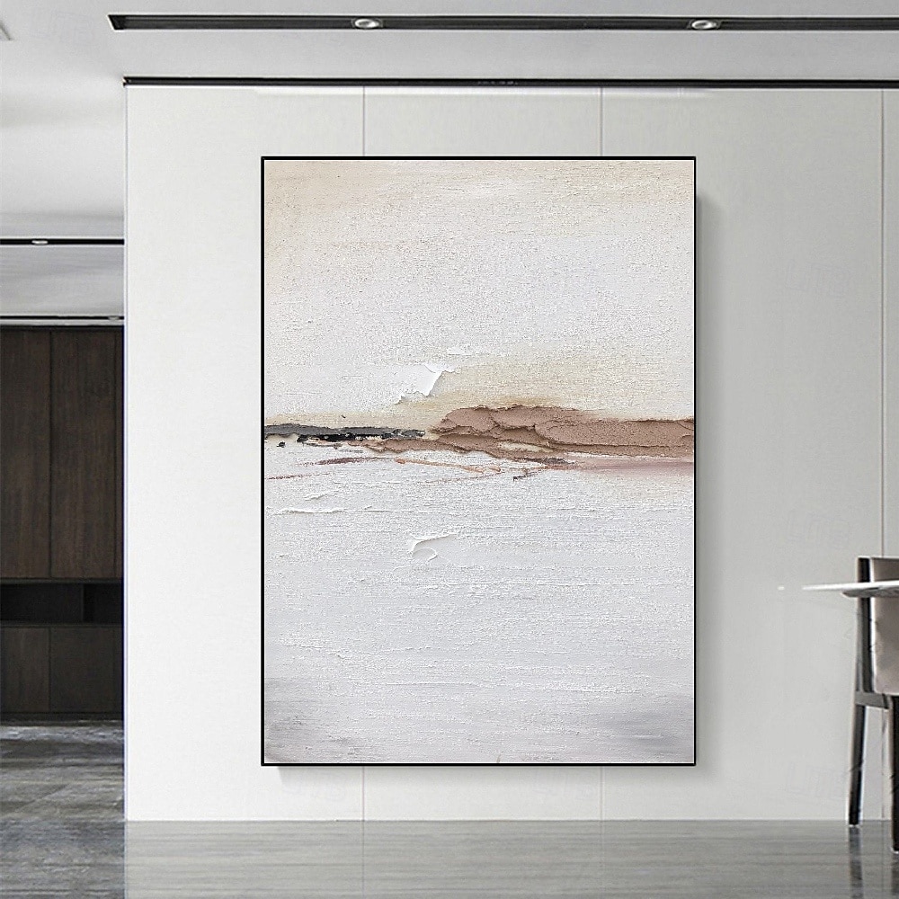Wabi sabi artwork handmade Wall Art White Beige Abstract Painting on Canvas A Pair Beige Texture gold painting handpainted Wall Art Neutral Abstract painting Wall Art Boho Wal Decor 2025 - $116.99 –P4