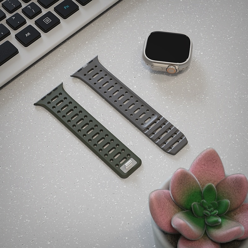 Sportszíj Kompatibilis valamivel Apple Watch óraszíj 38mm 40mm 41mm 42mm 44mm 45mm 49mm Mágneses kapocs Állítható Szilikon Csere óraszíj mert iwatch Ultra 2 Series 9 8 7 SE 6 5 4 3 2 1 2025 - $16.99 –P12