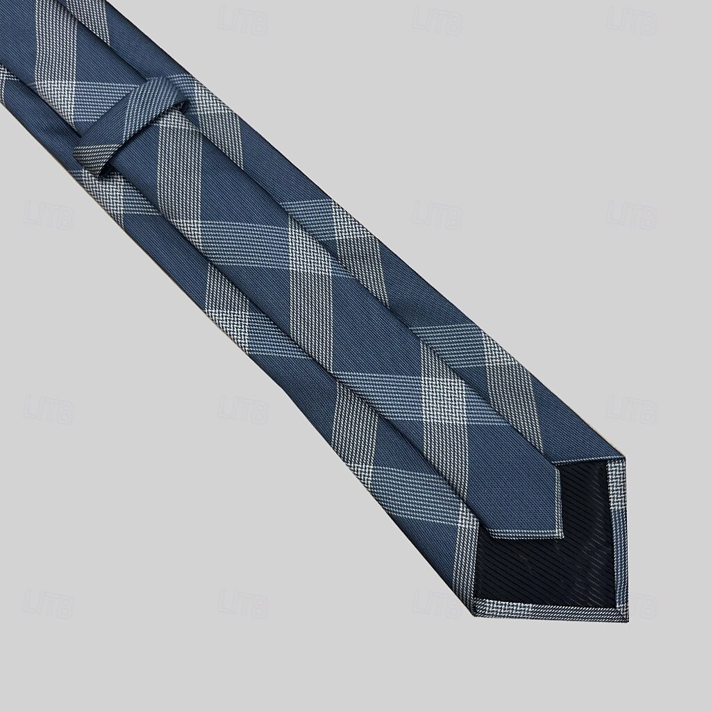 heren stropdassen van 100% zijde, elegant, modeontwerper, geborduurd, geruit, stippen, gestreept, formeel, bruiloft, feest 2025 - $21.99 –P2