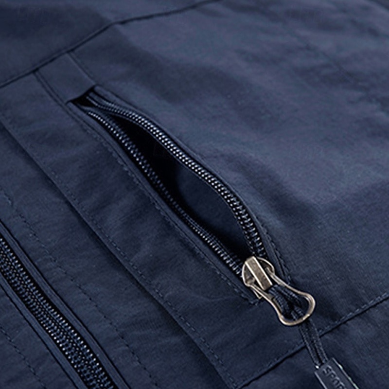 Pánské Dağcı Yeleği Zimní kabát Turistická fleecová vesta Jaro Podzim Venkovní Pohodlné Prodyšné Kamizelka Lov Rybaření Lezení Černá Armádní zelená Námořnická modř Khaki Šedá 2026 - $29.99 –P8