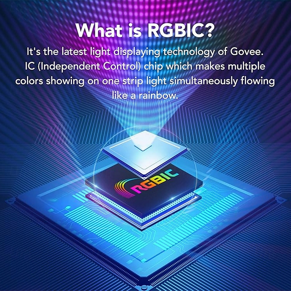 2025年 RGBIC LED ネオン ロープ ライト、1.6-16 フィート USB 5V カラー変更ストリップ ライト、アプリと音楽コントロール付き、IP65 防水、寝室やパーティーの装飾用 1 個  コレクション – $14.49 –P2