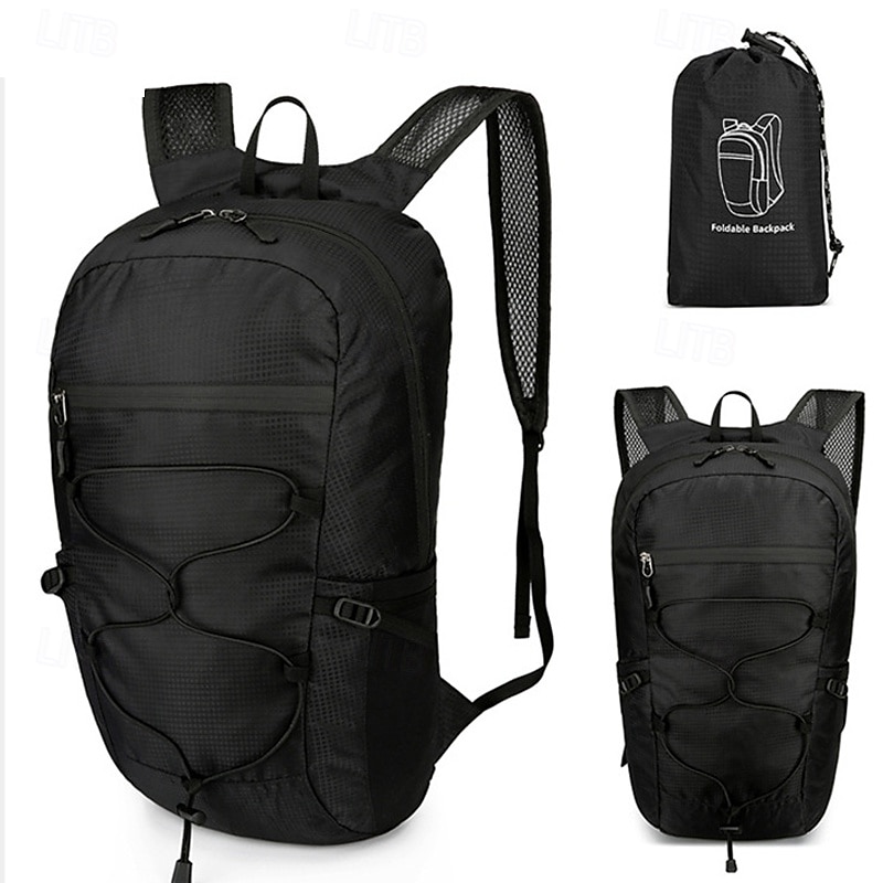 15 L Zaino giornaliero Zaino per escursioni Cerniera Multi-tasche Impermeabile alla pioggia Design Anatomico Indossabile Durevole Esterno Escursionismo Campeggio Militare Nylon Grigio scuro Nero Blu del 2025 a $19.99 –P15