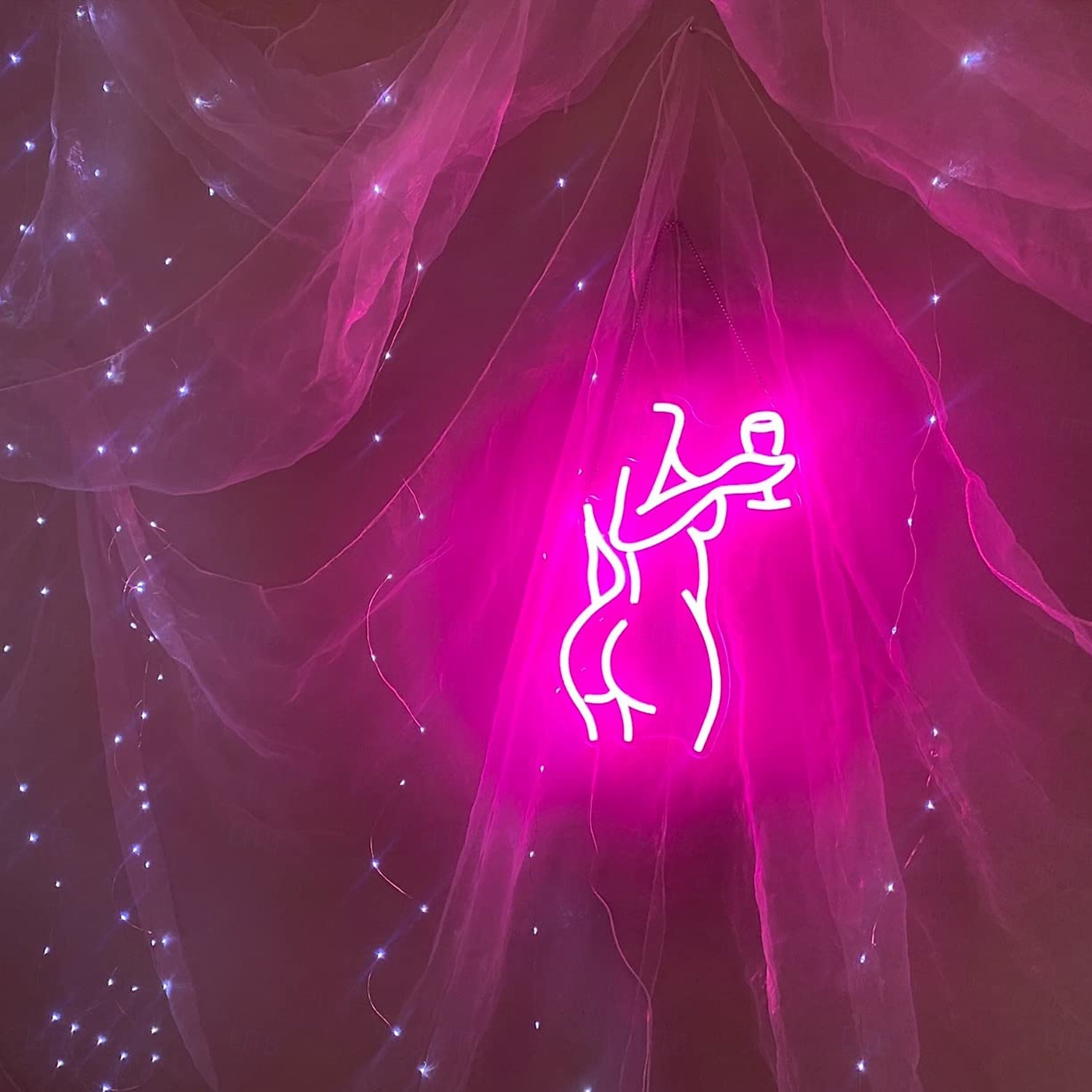 Light up Lady Neon Signs, Dimmable LED Wall Decor Sexy Woman Neon Light, Creative Art Decoration Gifts for Girl Bedroom Home Party Home Beer Bar Store Hotel 2025 - $64.99 –P8