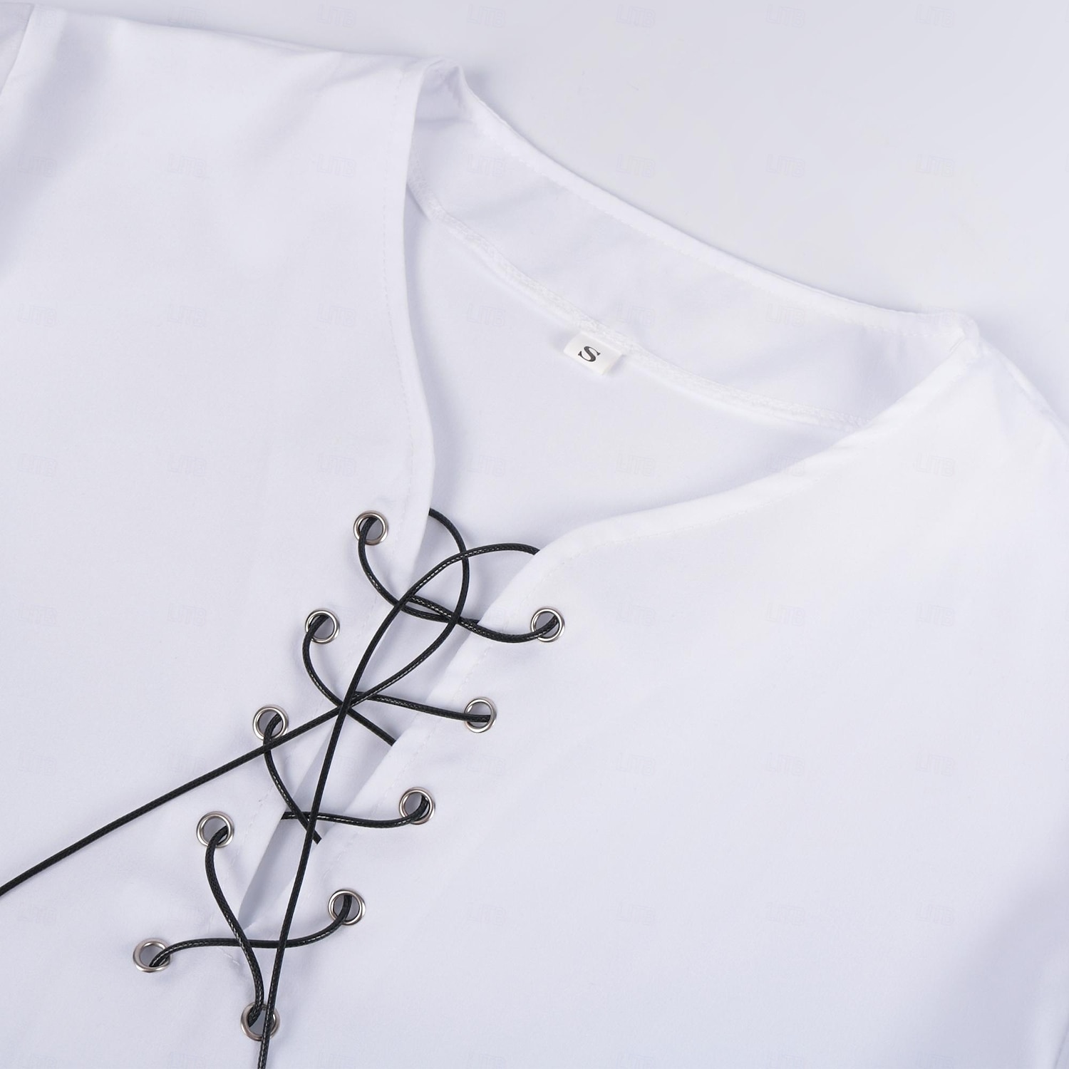 Retrò Vintage Punk & Gotico Medievale Blusa / Camicia Mascherata Tunica Fiera del Ren Cavaliere Vichingo Crociato Con Volant Blocco di colori Per uomo Celtico Costumi da pirata Carnevale Mascherata del 2025 a $38.99 –P18