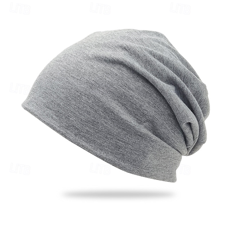 Hombre Unisexo Sombrero de Beanie Sombreros de invierno Gorros 骷髅头毛线帽 Sombrero tejido Negro Azul Marino Oscuro Poliéster De Punto Acogedor Ropa Cotidiana Noche Color sólido/liso Templado 2025 - $11.49 –P3
