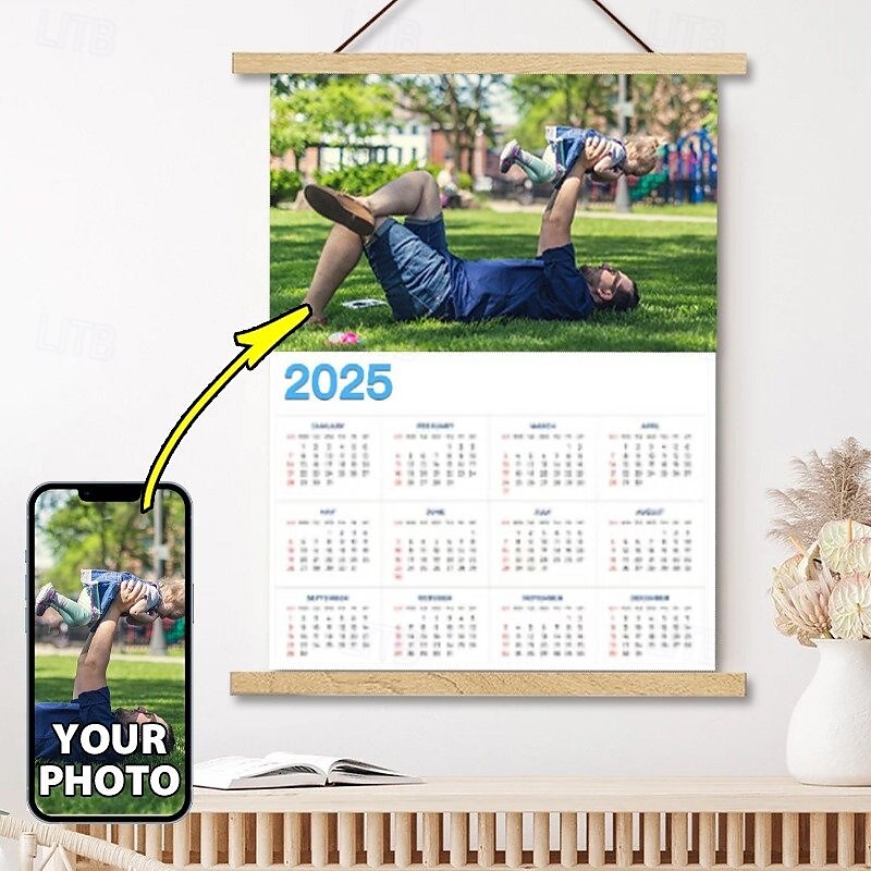poster personalizzati del calendario 2025 con appendini stampe su tela e poster da parete poster personalizzati del 2025 a $25.99 –P8