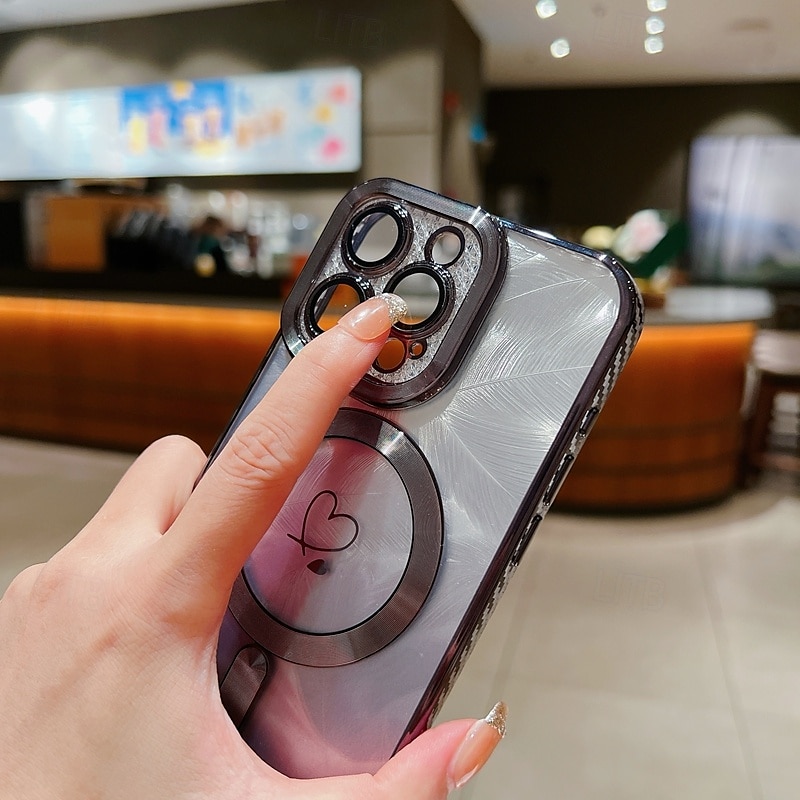 teléfono Funda Para iPhone 16 Pro Max Plus iPhone 15 Pro Max Plus iPhone 14 13 12 11 Pro Max Plus iPhone 14 Pro Max iPhone 13 12 11 Pro Max Funda Trasera Magnética Soporte de carga inalámbrica 2025 - $16.99 –P13