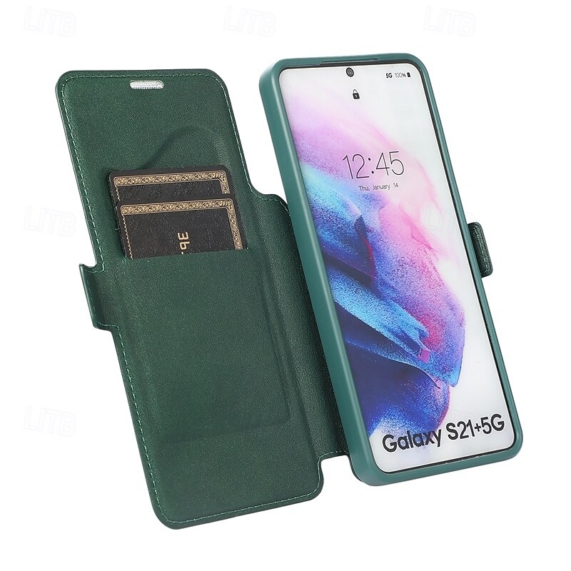 Phone Case For S21 A72 A71 A51 A31 S20 Plus S20 Ultra S20 A32 A52 Flip Cover with Stand Holder Card Slot Shockproof Retro TPU PU Leather 2025 - $17.99 –P7