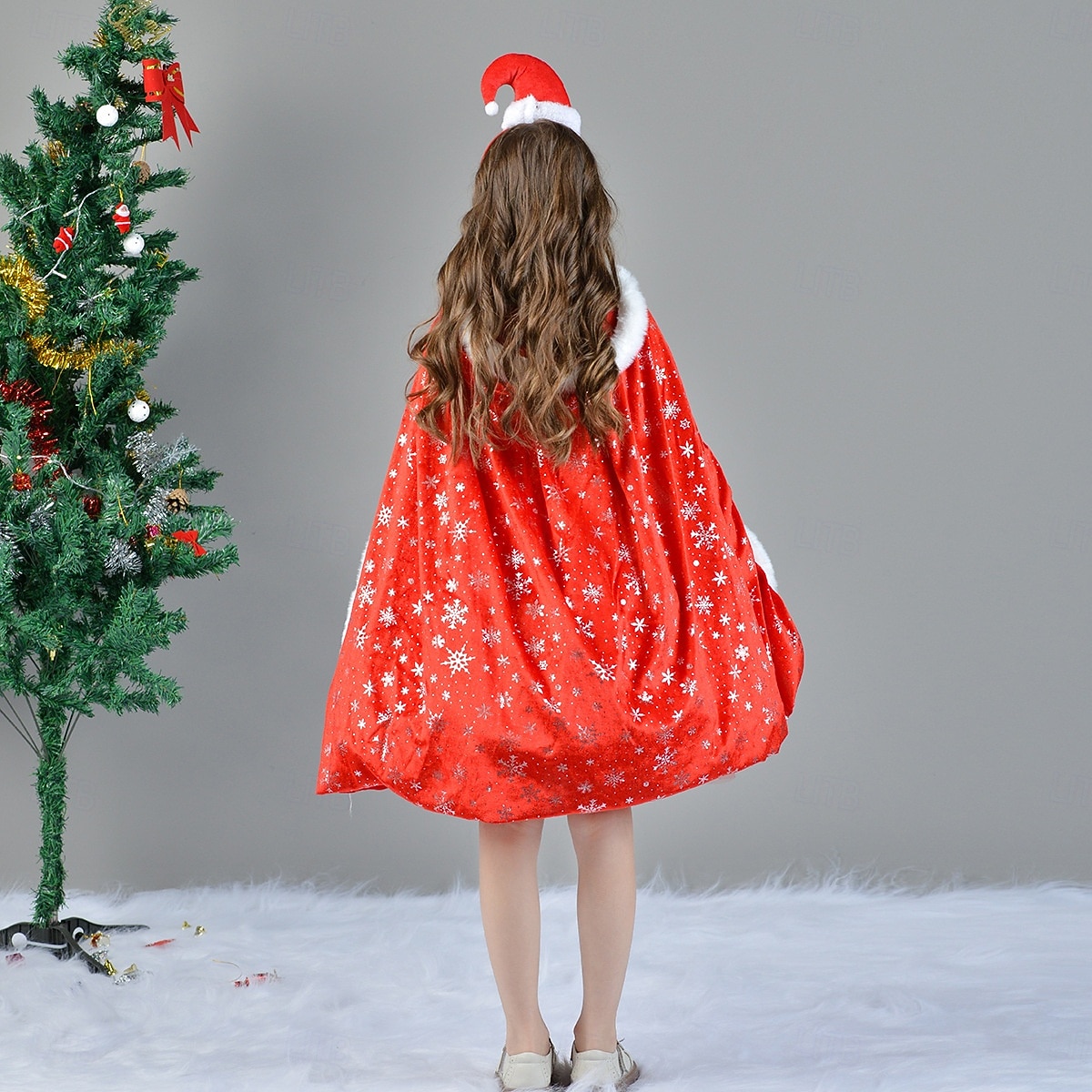 Kerstman Mrs.Claus Outfits Tutu Kerstmanpakken Voor meisjes Kerstmis Nieuwjaar kerstavond Cosplay Kostuum Kinderen Feest Kerstmis Kleding Helm Mantel 2025 - $33.99 -P3