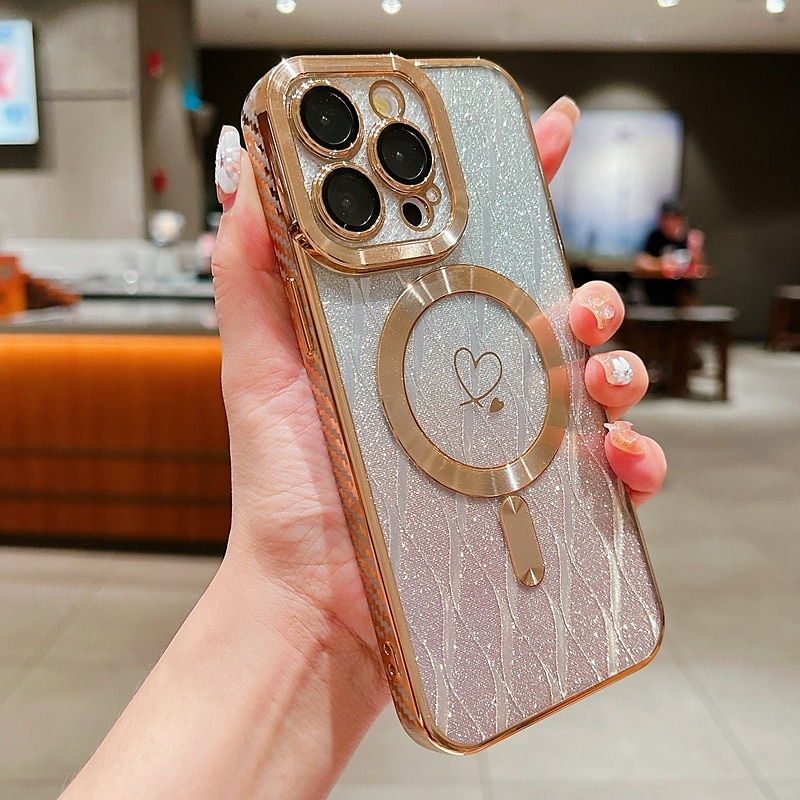 2025年 電話 ケース 用途 iPhone 16 Pro Max プラス iPhone 15 プロマックスプラス iPhone 14 13 12 11 Pro Max Plus iPhone 14 Pro Max iPhone 13 12 11 Pro Max バックカバー 磁石バックル ワイヤレス充電をサポート 耐衝撃 レトロ風 TPU アクリル  コレクション – $16.99 –P16