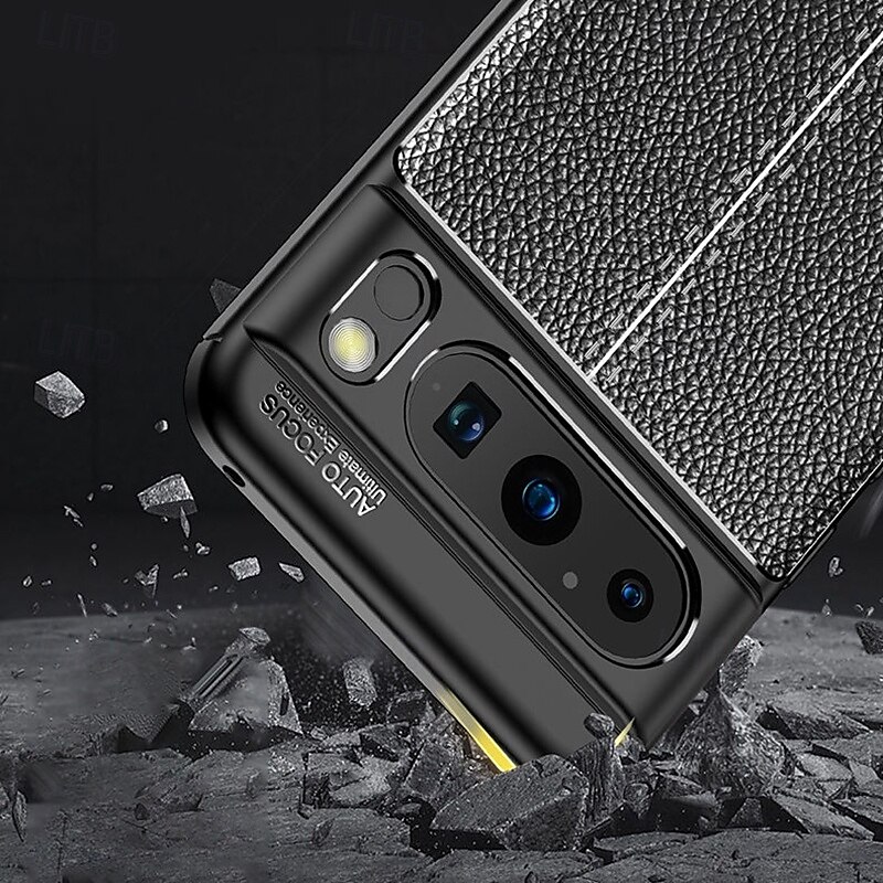 τηλέφωνο tok Για Pixel 8 Pro Pixel 8 Πίσω Κάλυμμα με βάση στήριξης Ανθεκτική σε πτώσεις Ρετρό TPU PU δέρμα 2025 - $13.99 –P3