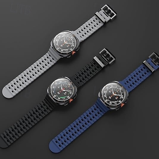 2026年 4パック 時計バンド のために Samsung ウォッチウルトラ シリコーン 置換 ストラップ 調整可 オーシャンバンド リストバンド  コレクション – $24.39 –P4