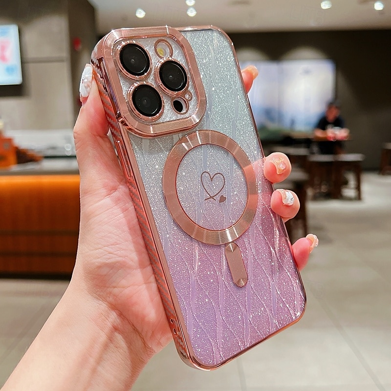 2025年 電話 ケース 用途 iPhone 16 Pro Max プラス iPhone 15 プロマックスプラス iPhone 14 13 12 11 Pro Max Plus iPhone 14 Pro Max iPhone 13 12 11 Pro Max バックカバー 磁石バックル ワイヤレス充電をサポート 耐衝撃 レトロ風 TPU アクリル  コレクション – $16.99 –P15