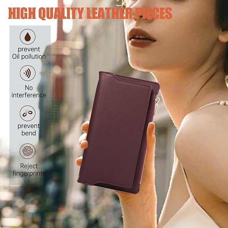 2025年 電話 ケース 用途 iPhone 16 Pro Max プラス iPhone 15 プロマックスプラス iPhone 14 13 12 11 Pro Max Plus iPhone 14 Pro Max iPhone 14 Pro Max Plus iPhone 13 12 11 Pro Max バックカバー スタンド付き 磁石バックル ストラップ付き レトロ風 TPU PUレザー コレクション – $35.99 –P4