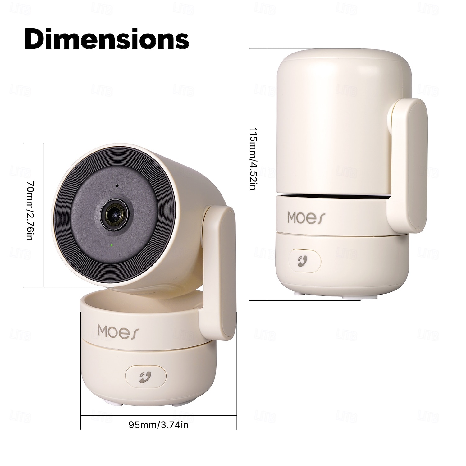 Tuya 4MP WiFi PTZ Cameras Smart Home Motion Monitor IR Night Vision Two-way Intercom Home CCTV Surveillance Monitoring Cameras 2025 - $63.99 –P10