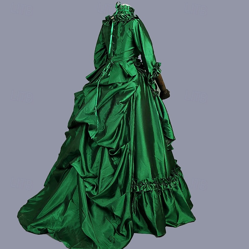 Rokoko Viktorianisch Ballkleid Partykostüm Maskerade Abschlussballkleid Kostüm Damen königlich Maskerade Karneval Party Halloween Erwachsene Kleid 2026 - $107.99 –P2