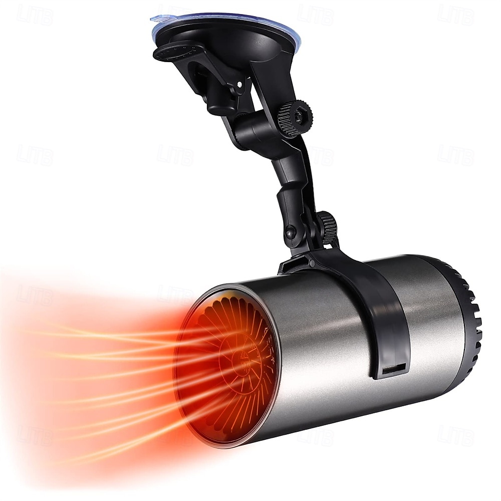 Ventilatore riscaldatore per auto 12v/24v Ventilatore riscaldatore per auto 2 in 1 Sbrinatore per auto Riscaldamento rapido Ventilatore riscaldatore elettrico per auto con supporto Mini portatile del 2025 a $29.99 –P9