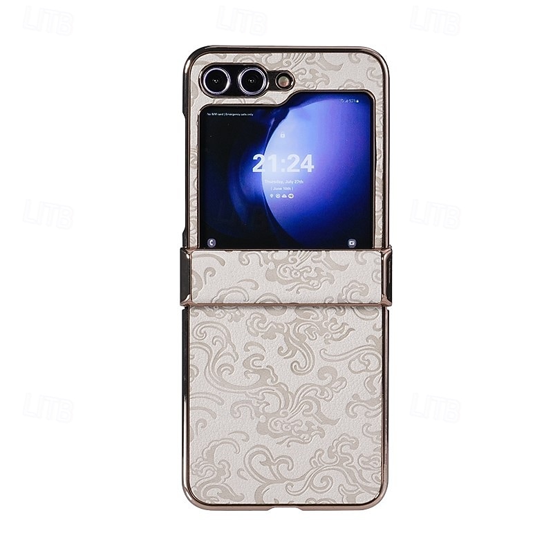 telefono Custodia Per Samsung Galaxy Z Flip 7 Z Flip 6 Z Flip 5 Z Flip 4 Z Flip 3 Copertura Posteriore Resistente agli urti Retrò PC Pelle PU del 2026 a $19.99 –P17