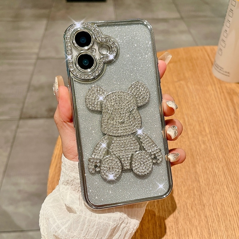 telefon Etui Til iPhone 16 15 14 Pro Max Plus iPhone 13 12 11 Pro Max Bakdeksel Bling Glitter Shiny Støtsikker Kontor / Bedrift TPU 2025 - $15.99 –P13