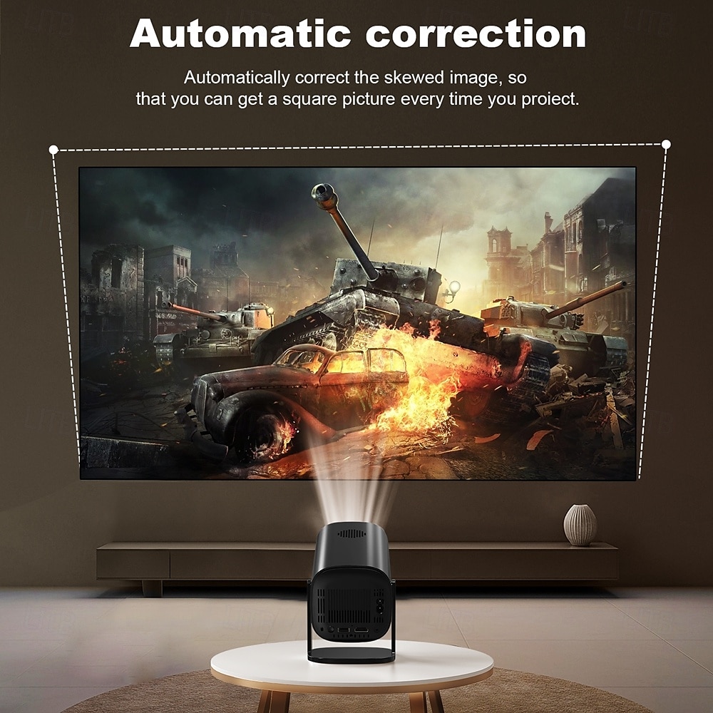 p30 портативный проектор 4k android ручная фокусировка lcd авто видео проектор full hd домашний смарт портативный проектор мини проекторы 2025 - $131.99 –P12