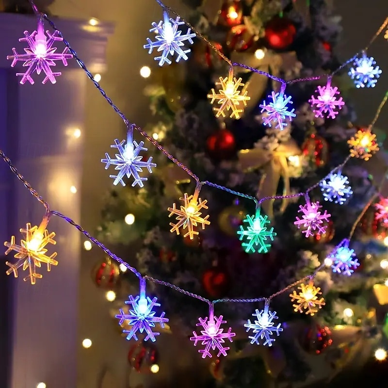 Guirlande lumineuse à LED blanc chaud de 3 m, guirlande lumineuse de vacances alimentée par batterie pour décorations de mariage, de Noël et de fête en intérieur de 2025 ? $12.99 –P6