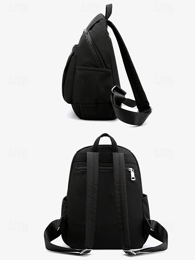 damski plecak z haftem kwiatowym – swobodny płócienny design z wieloma kieszeniami, idealny do podróży i codziennego użytku 2025 - $34.99 –P5