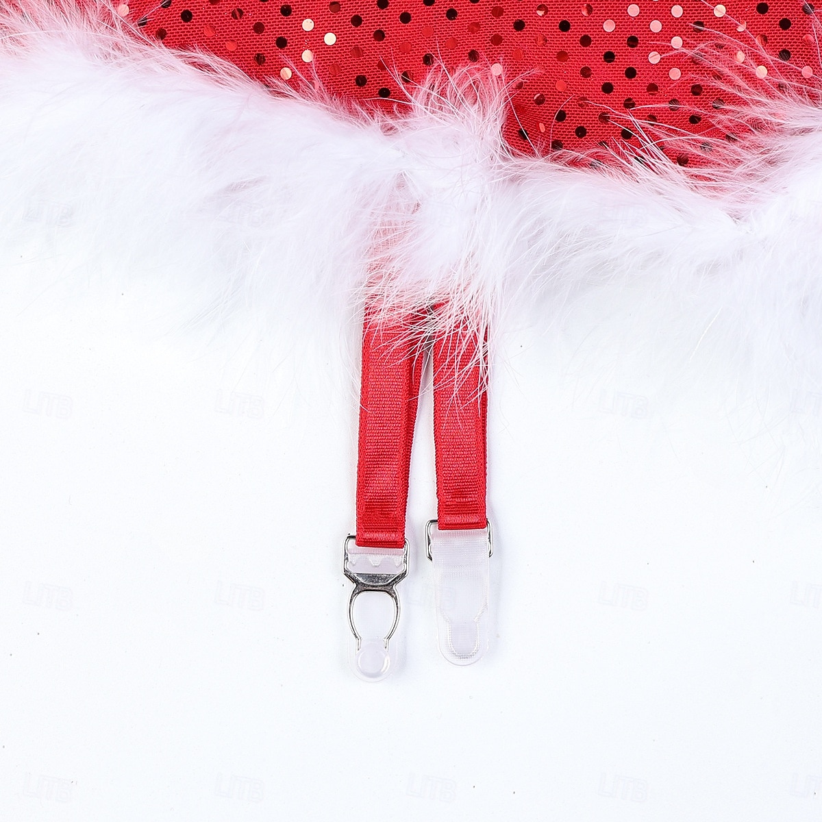 Mikulás Mrs.Claus Babydoll Alsónemű Pizsamák Karácsonyi pizsama Szexi karácsonyi jelmezek Női Karácsony Újév szenteste Karácsony Felnőttek Karácsony Szoknyák Melltartó Zoknik 2025 - $24.99 –P12