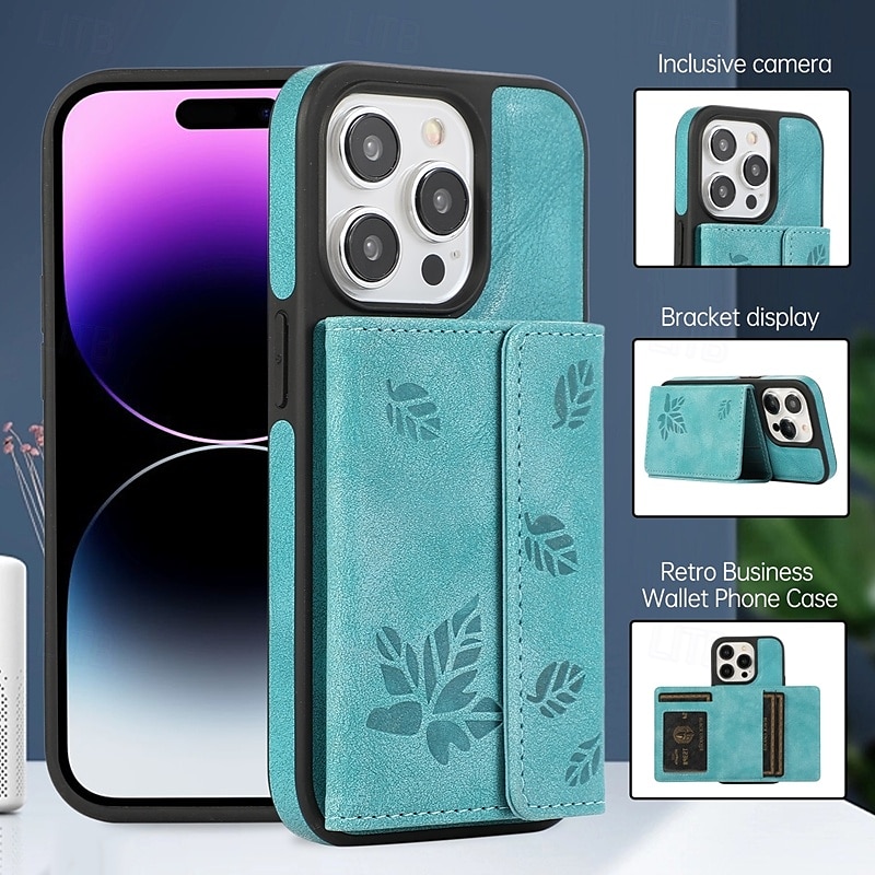 Phone Case For iPhone 16 Pro Max Plus iPhone 15 Pro Max Plus iPhone 14 13 12 Pro Max Plus iPhone 14 Pro Max iPhone 14 Pro Max Plus iPhone 13 12 Pro Max Back Cover with Stand Holder Card Slot 2025 - $18.99 –P7