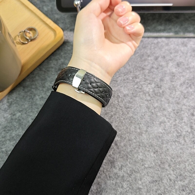 Cinturino per orologio  per Samsung Galaxy Watch 7/6/5/4 40/44mm, Galaxy Watch 5 Pro 45mm, Galaxy Watch 4/6 Classic 42/46/43/47mm, Watch 3, Active 2, Gear S2 Similpelle Sostituzione Cinghia Regolabili del 2025 a $16.99 -P8